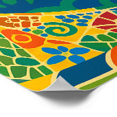 Summer Holiday Destination Spain  Poster (Hoek)