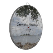 Summer Holiday Mediterranean Zee Fotografie Dartbord (Voorkant Links)