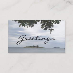 Summer Holiday Mediterranean Zee Fotografie Visitekaartje