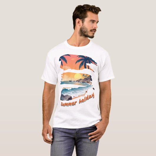 Summer Holiday T-shirt (Voorkant volledig)