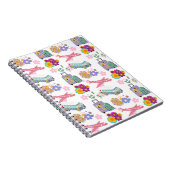 Summer Holiday Travel Vacking Design Spiral Notebo Notitieboek (Rechterzijde)