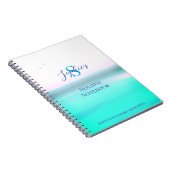 Summer holiday vacation memories notebook w/ name notitieboek (Rechterzijde)