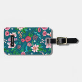 Summer Holiday | Vakantie bloemen | BAGAGELABEL (Voorkant horizontaal)