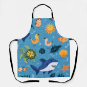 Summer Horizon All-Over Print Apron Gift Schort (Voorkant)