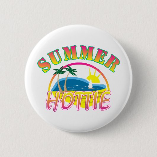 Summer Hottie Ronde Button 5,7 Cm (Voorkant)