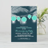 Summer Housewarming Cocktail Party Invitations Kaart (Staand voorkant)