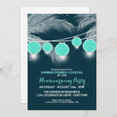 Summer Housewarming Cocktail Party Invitations Kaart (Voorkant / Achterkant)