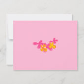 Summer Hula Ukulele Kaart (Achterkant)