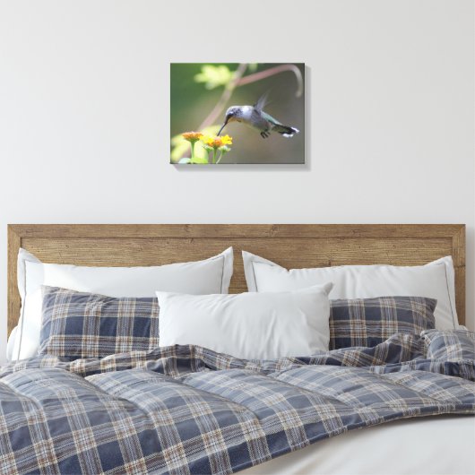 Summer Hummer Canvas Afdruk (Insitu (Slaapkamer))