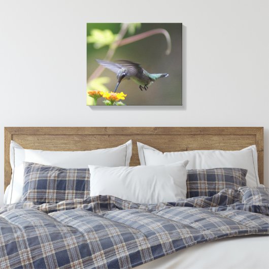 Summer Hummer Canvas Afdruk (Insitu (Slaapkamer))