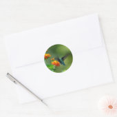 Summer Hummer. Ronde Sticker (Envelop)