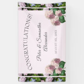 Summer Hydrangea Blossom, Roze, Groen, Ba Spandoek (Verticaal)