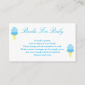 Summer Ice Cream Baby shower Books for Baby Kaart (Voorkant)