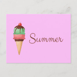 Summer Ice Cream Briefkaart