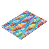 Summer Ice Cream Cone Collectie Notitieboek (Linkerzijde)