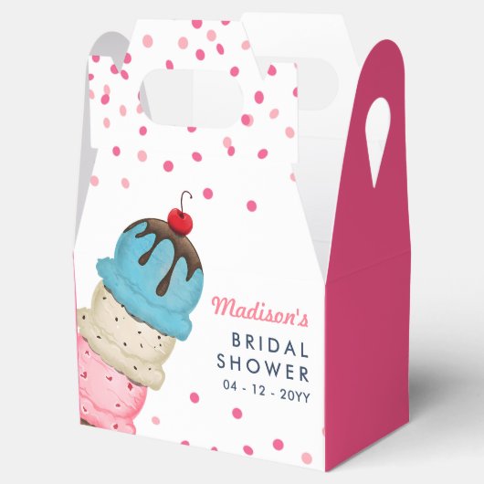 Summer Ice Cream Modern Vrijgezellenfeest Bedankt Bedankdoosjes (Geopend)