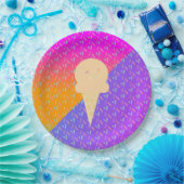 Summer Ice Cream Neon Sprinkles Party Patroon Papieren Bordje (Feest)