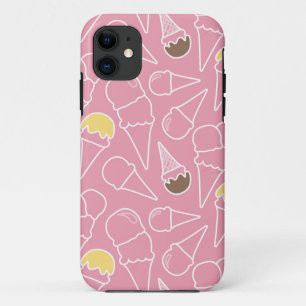 Summer Ice Cream Pattern iPhone 11 Hoesje