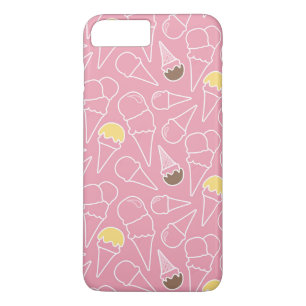 Summer Ice Cream Pattern iPhone 8/7 Plus Hoesje