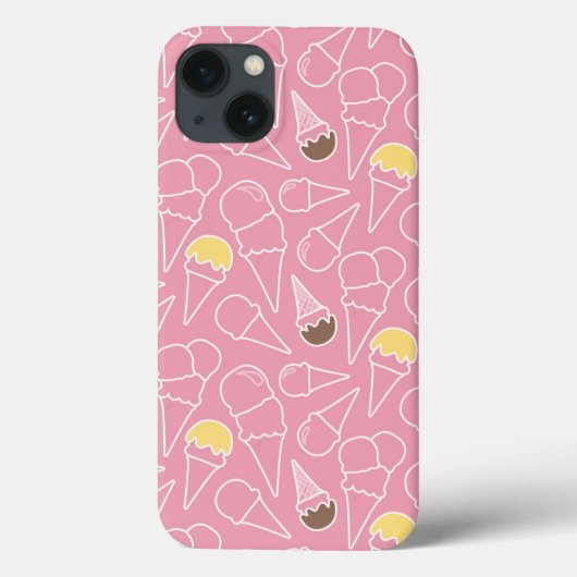 Summer Ice Cream Pattern Case-Mate iPhone Case (Achterkant)