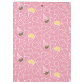 Summer Ice Cream Pattern Klembord (Achterkant)