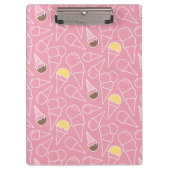 Summer Ice Cream Pattern Klembord (Voorkant)