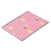 Summer Ice Cream Pattern Notitieboek (Linkerzijde)