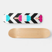 Summer Ice Cream Pattern Persoonlijk Skateboard (Horizontaal)