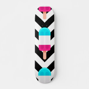 Summer Ice Cream Pattern Persoonlijk Skateboard