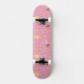 Summer Ice Cream Pattern Skateboard (Voorkant)