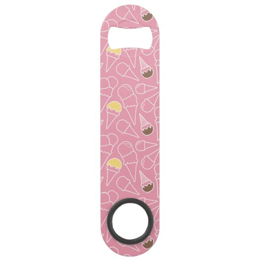 Summer Ice Cream Pattern Speed Flessenopener (Voorkant)