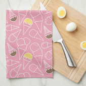 Summer Ice Cream Pattern Theedoek (Quarter Fold)