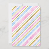 Summer Ice Cream Popsicle verjaardagsuitnodiging Kaart (Achterkant)