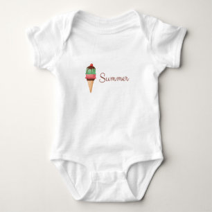 Summer Ice Cream Romper