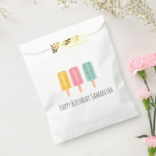 Summer Ice Cream Sticks Bedankzakje (Gezegeld)