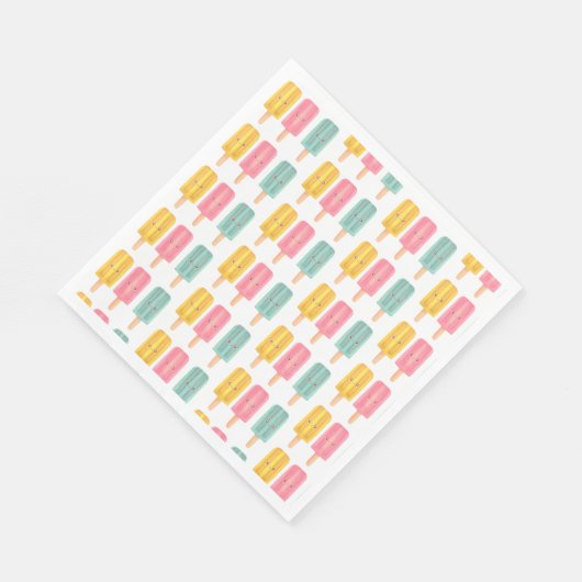 Summer Ice Cream Sticks Servet (Hoek)