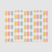 Summer Ice Cream Sticks Tissuepapier (Voorkant)