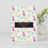 Summer Ice Cream Variety Sprinkle Pattern Birthday (Staand voorkant)