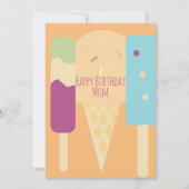 Summer Ice Cream Variety Sprinkles Birthday (Voorkant)