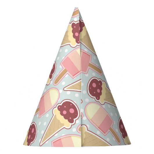 Summer Ice Creams Feesthoedjes (Achterkant)