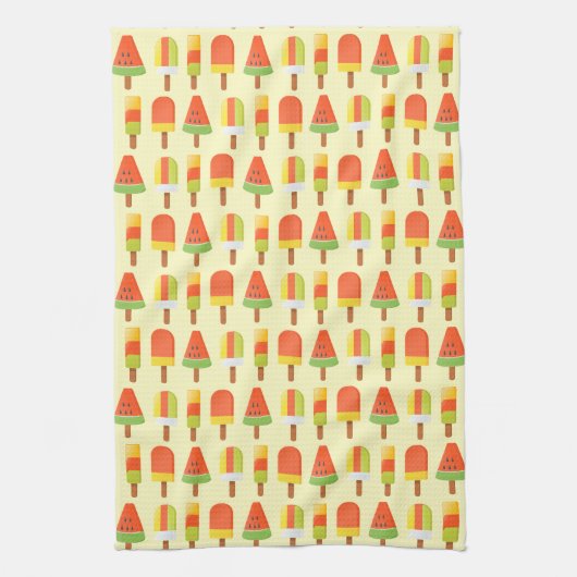 Summer Ice Lollies Pattern Theedoek (Verticaal)