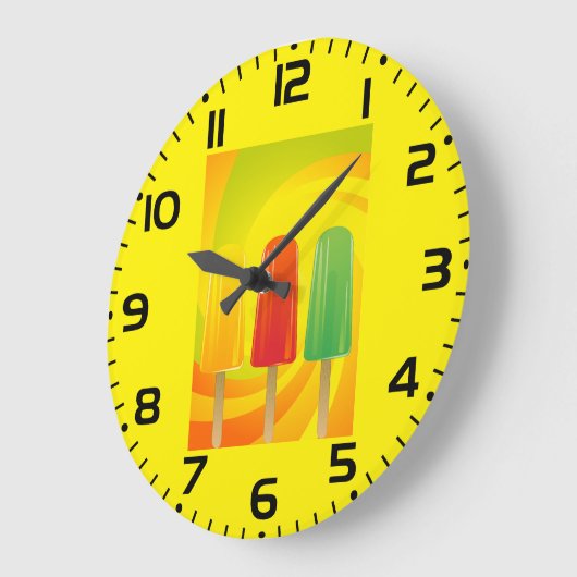 Summer Ice Pops Trio Bright Popsicles Grote Klok (Hoek)