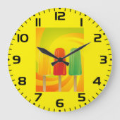 Summer Ice Pops Trio Bright Popsicles Grote Klok (Voorkant)