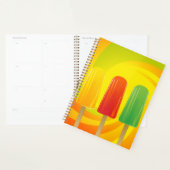 Summer Ice Pops Trio Bright Popsicles Planner (Display)