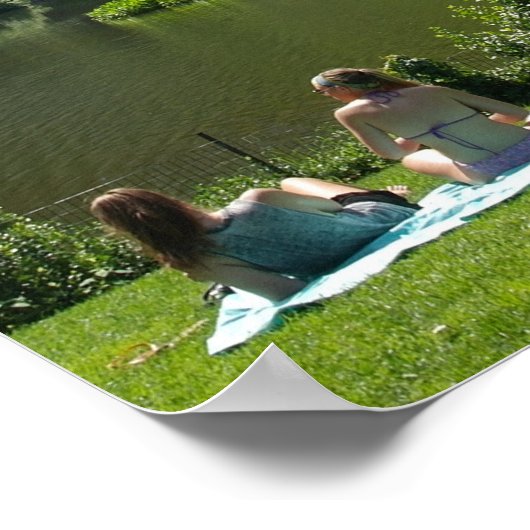 Summer in Central Park - New York City - Poster (Hoek)