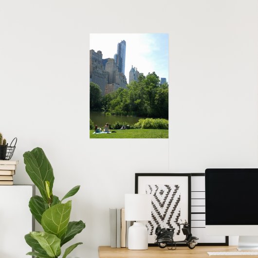 Summer in Central Park - New York City - Poster (Thuiskantoor)