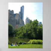 Summer in Central Park - New York City - Poster (Voorkant)