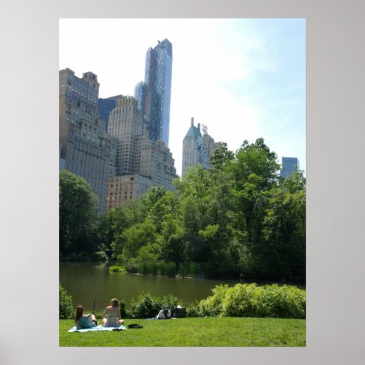 Summer in Central Park - New York City - Poster (Voorkant)