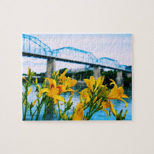 Summer in Chattanooga - Walnut Street Bridge 8x10 Legpuzzel (Horizontaal)
