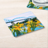 Summer in Chattanooga - Walnut Street Bridge Kartonnen Onderzetters (Schuin)